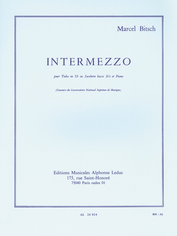 Marcel Bitsch: Intermezzo (Tuba & Piano)