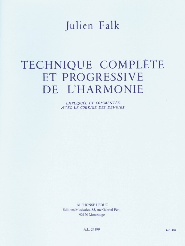 Julien Falk: Complete and Progressive Harmony Technique