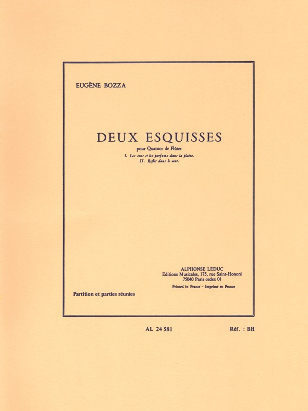 Eugène Bozza: 2 Esquisses (Flutes 4)