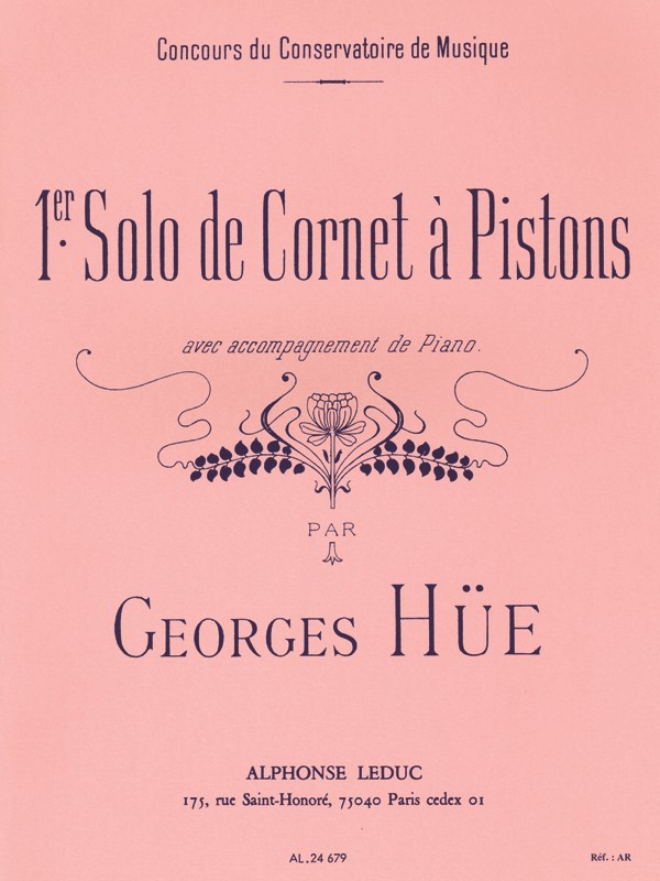 Georges Hüe: Solo No.1 (Bb trpt) (Trumpet & Piano)