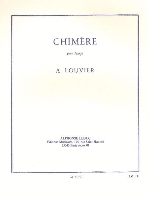 Alain Louvier: Chimère (Harp solo)