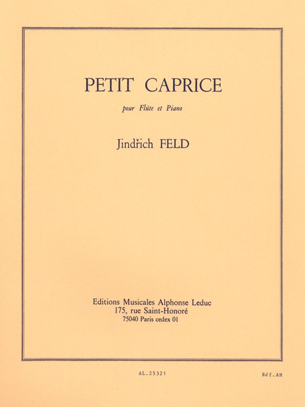 Jindrich Feld: Petit Caprice (Flute & Piano)