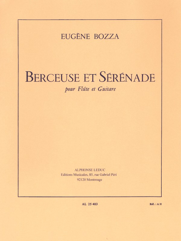 Eugène Bozza: Berceuse et Sérénade (Flute & Guitar)