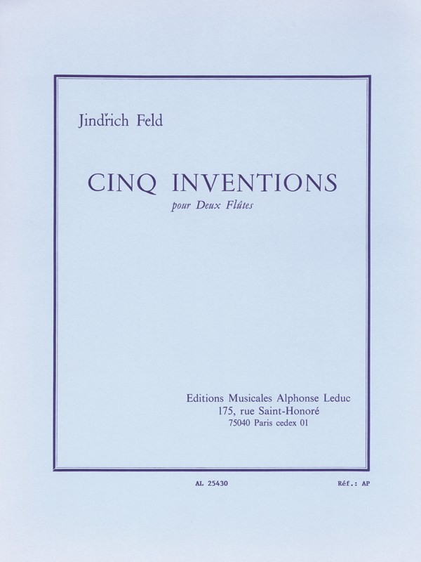 Jindrich Feld: 5 Inventions (Flutes 2)