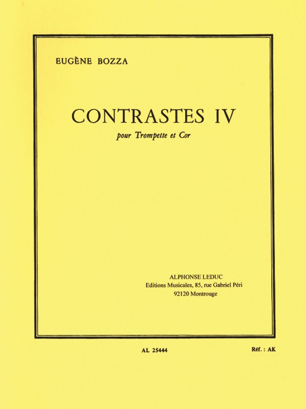 Eugène Bozza: Contrastes IV (Horn & Trumpet)