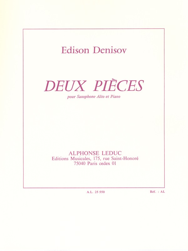 Edison Denisov: Deux Pieces
