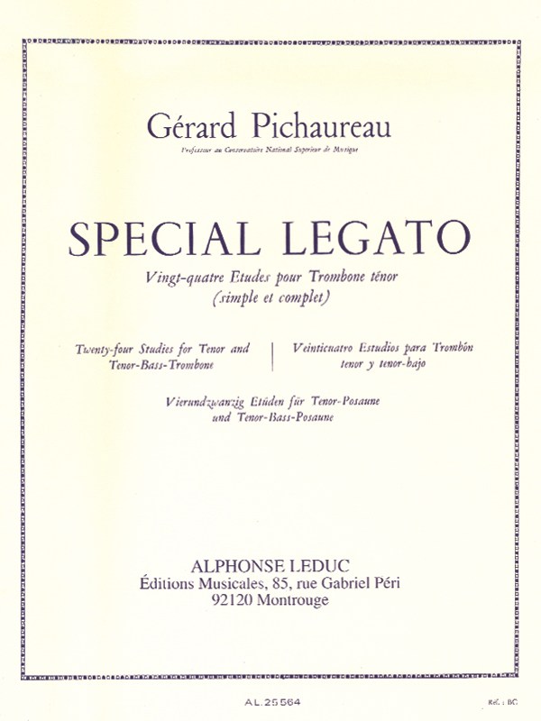 Gérard Pichaureau: Special Legato (Trombone solo)