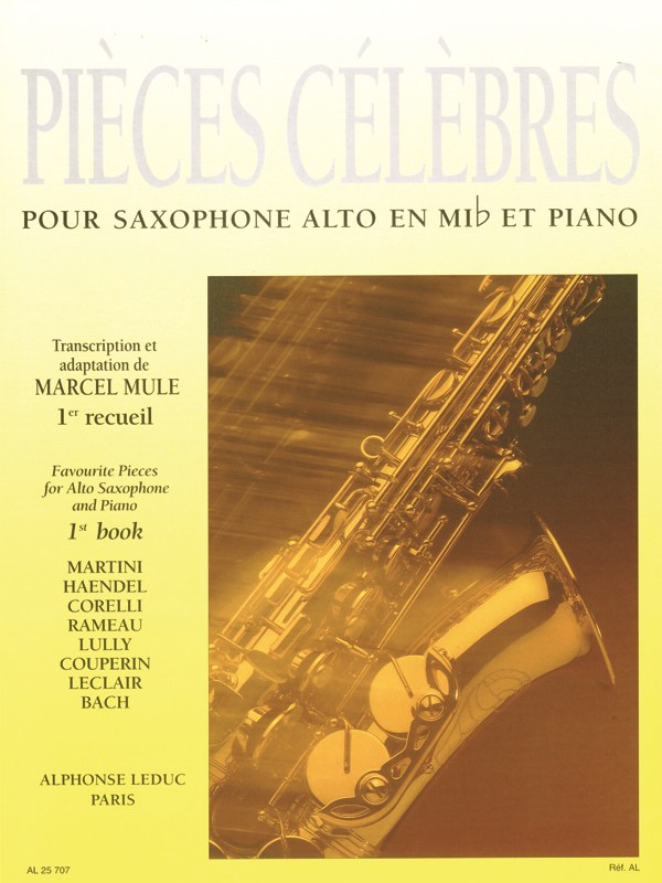 Various Composers: Pièces célèbres Vol.1 (Saxophone-Alto & Piano)