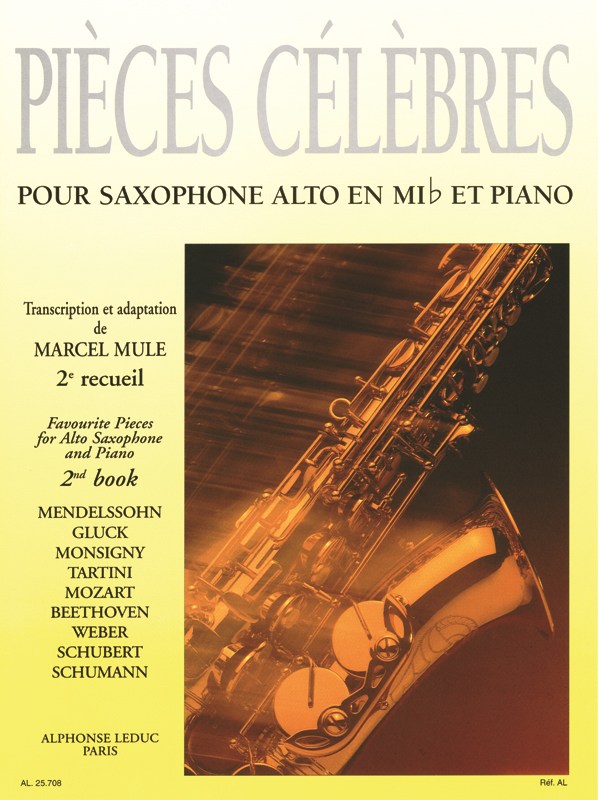 Various Composers: Pièces célèbres Vol.2 (Saxophone-Alto & Piano)