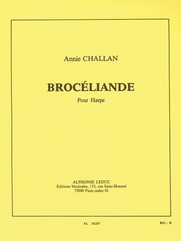 Annie Challan: Brocéliande (Harp solo)