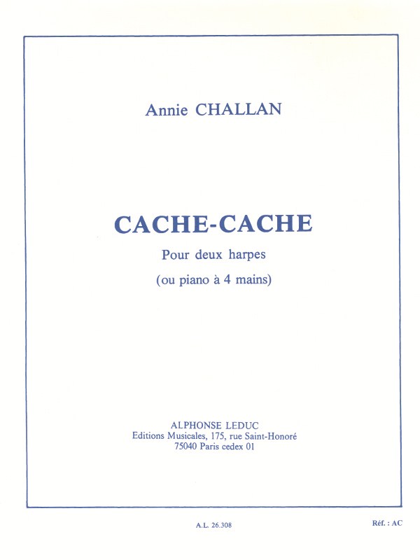 Annie Challan: Cache-Cache (Harps 2)