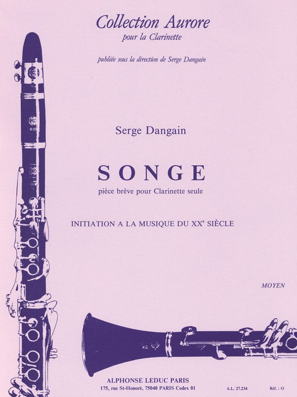 Serge Dangain: Clarinette-Hebdo Vol.1 (Clarinet solo)