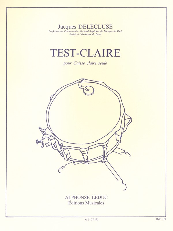 Jacques Delécluse: Test-Claire