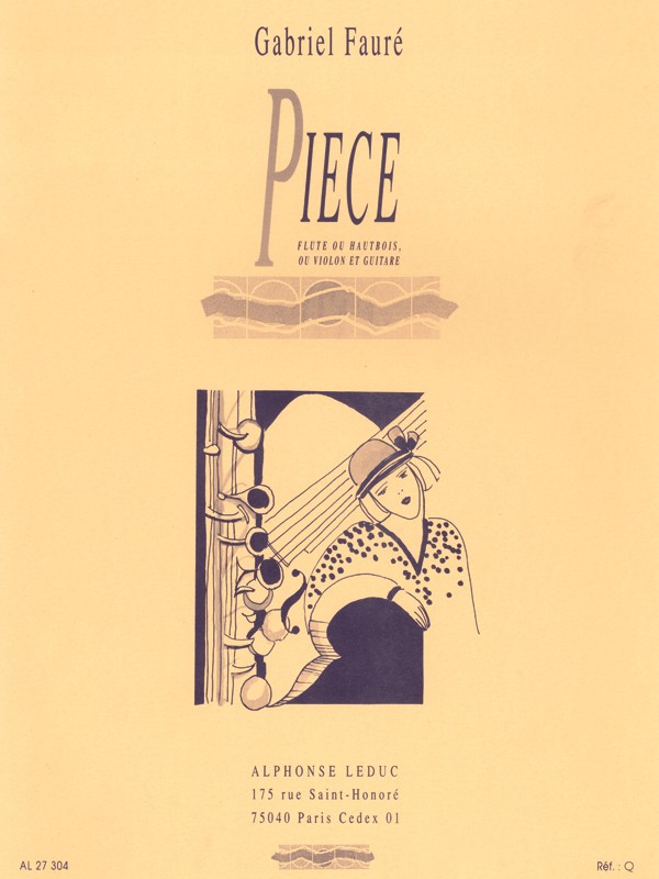 Gabriel Fauré: Pièce (Flute & Guitar)