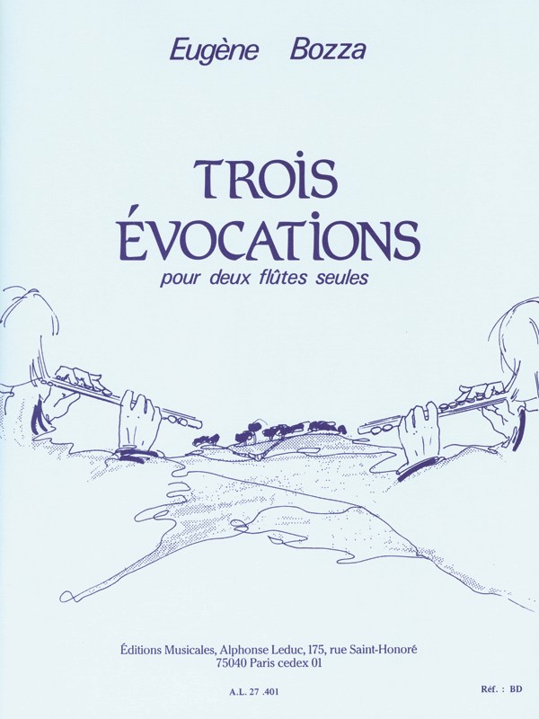 Eugène Bozza: 3 Evocations (Flutes 2)