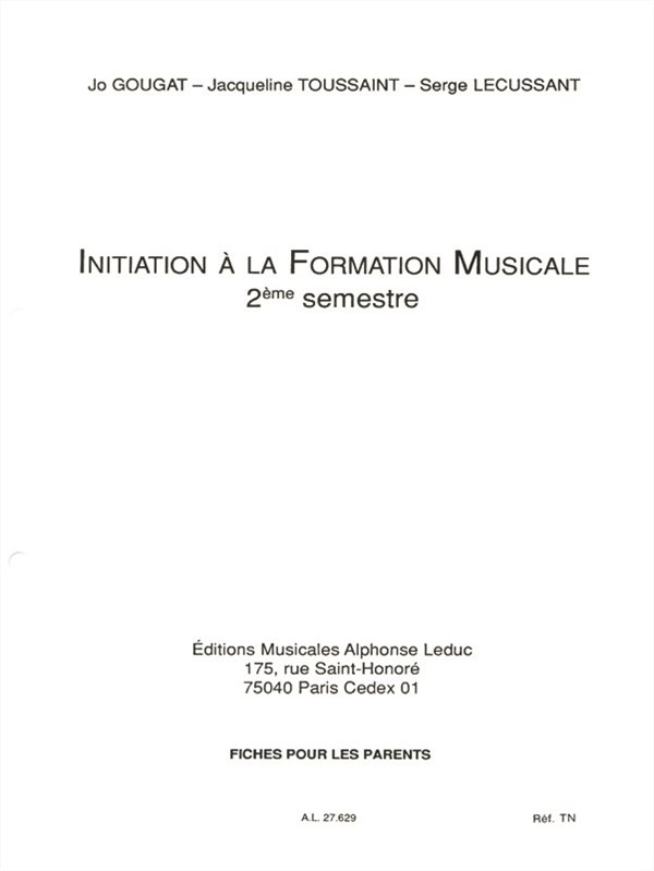 Lecussant I. F. M. Fiches Pedagogiques Parents No.2 Le Complet Book