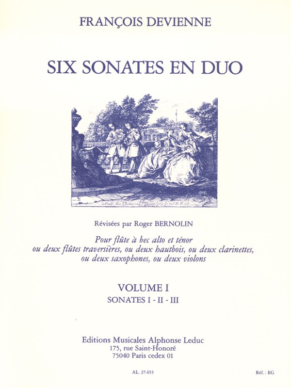 François Devienne: 6 Sonates en Duo Vol.1 (Miscellaneous)