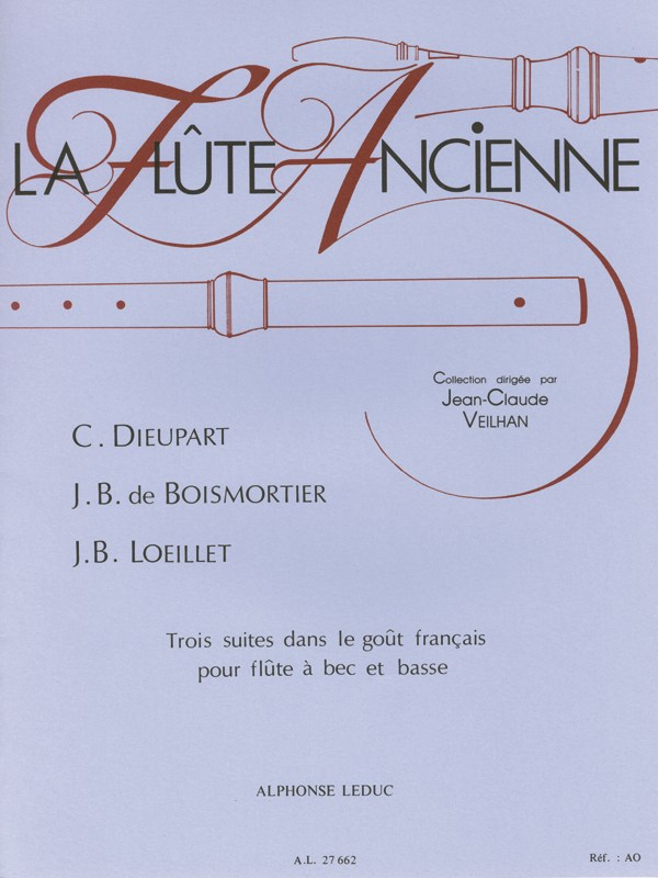 Various Composers: 3 Suites dans le Goût français (Recorder & Continuo)
