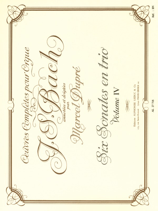 Johann Sebastian Bach: Organ Works Vol.4 (Organ)