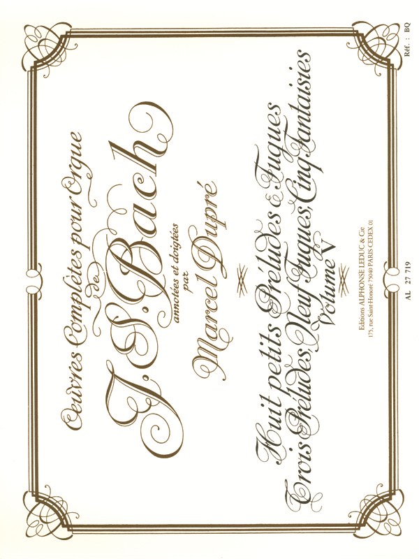 Johann Sebastian Bach: Organ Works Vol.5 (Organ)