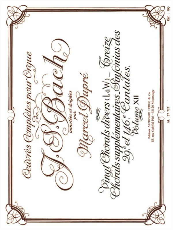 Johann Sebastian Bach: Organ Works Vol.12 (Organ)