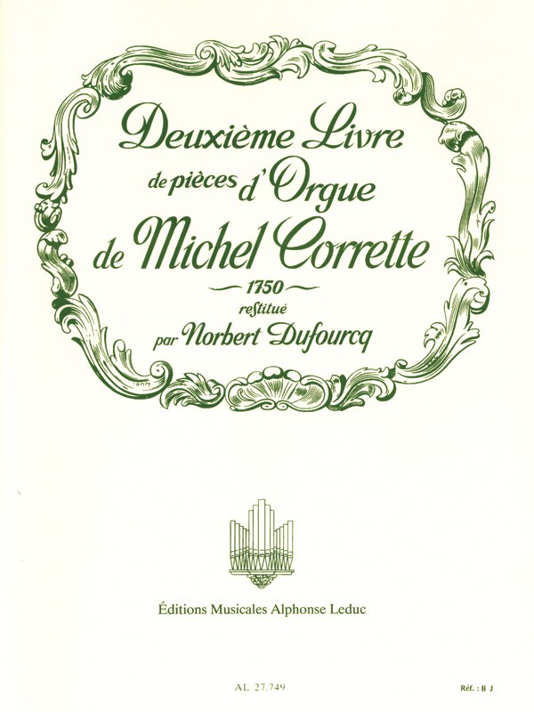 Michel Corrette: Livre d'Orgue Vol.2 (Organ)