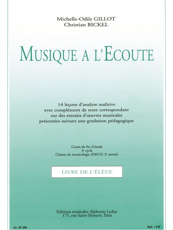 Michelle-Odile Gillot, Christian Bickel: Aural Music