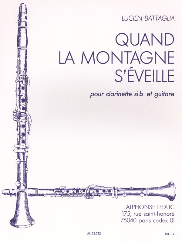Lucien Battaglia: Quand la Montagne s'éveille (Clarinet & other Instruments)