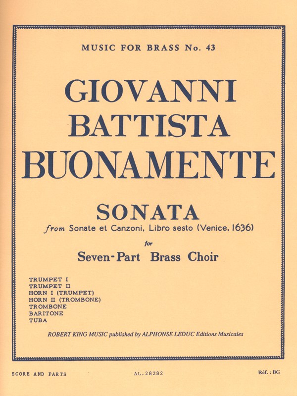 Giovanni Battista Buonamente: Sonata (Septet-Brass)