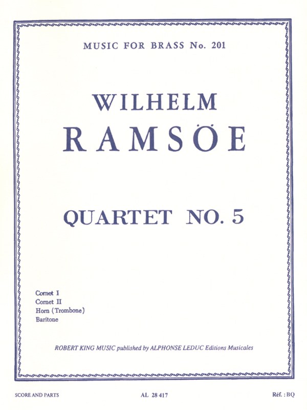 Wilhelm Ramsöe: Quartet No.5 (Quartet-Brass)