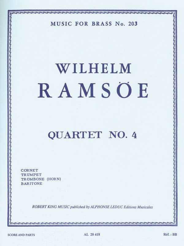 Wilhelm Ramsöe: Quartet No.4 (Quartet-Brass)