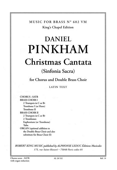 Christmas Cantata Satb