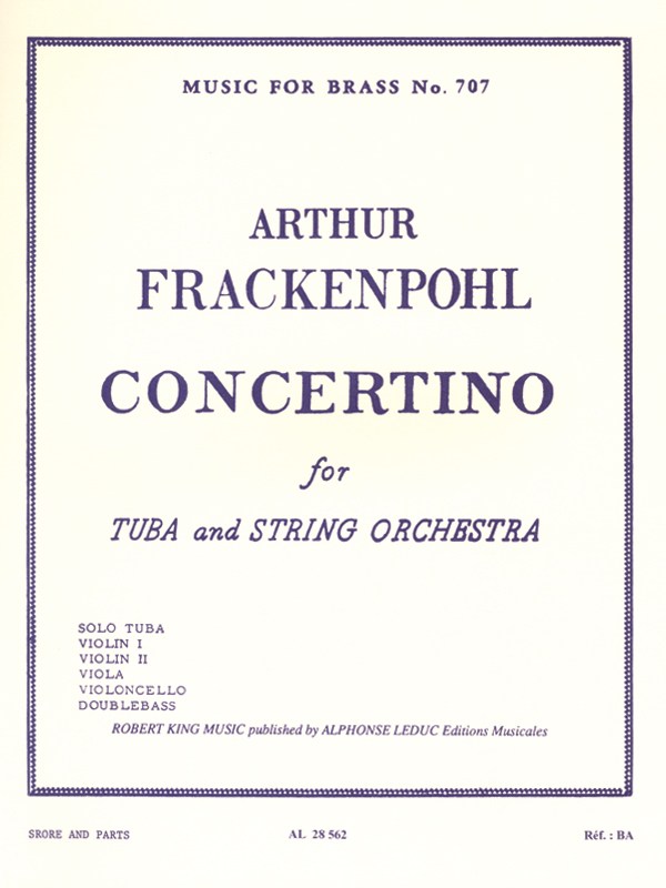 Arthur R. Frackenpohl: Concertino (Tuba & Orchestra)