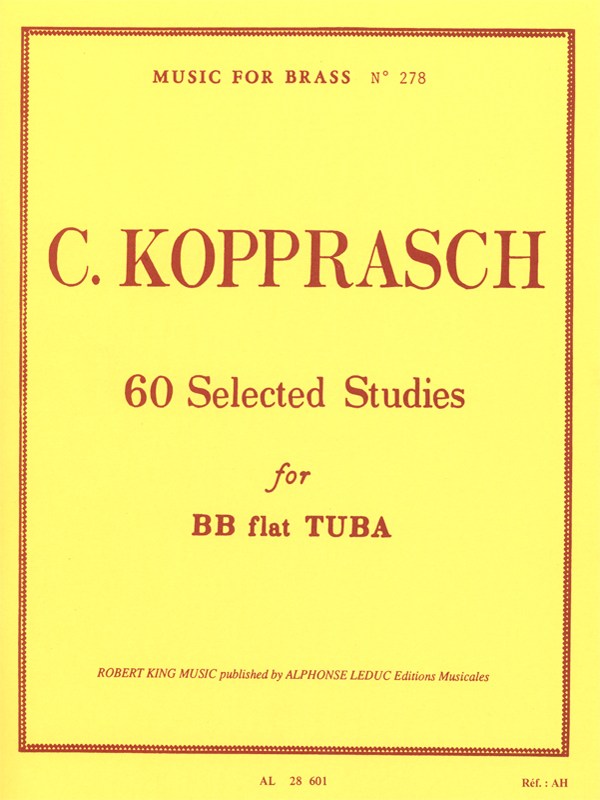 Georg Kopprasch: 60 Selected Studies (Tuba solo)