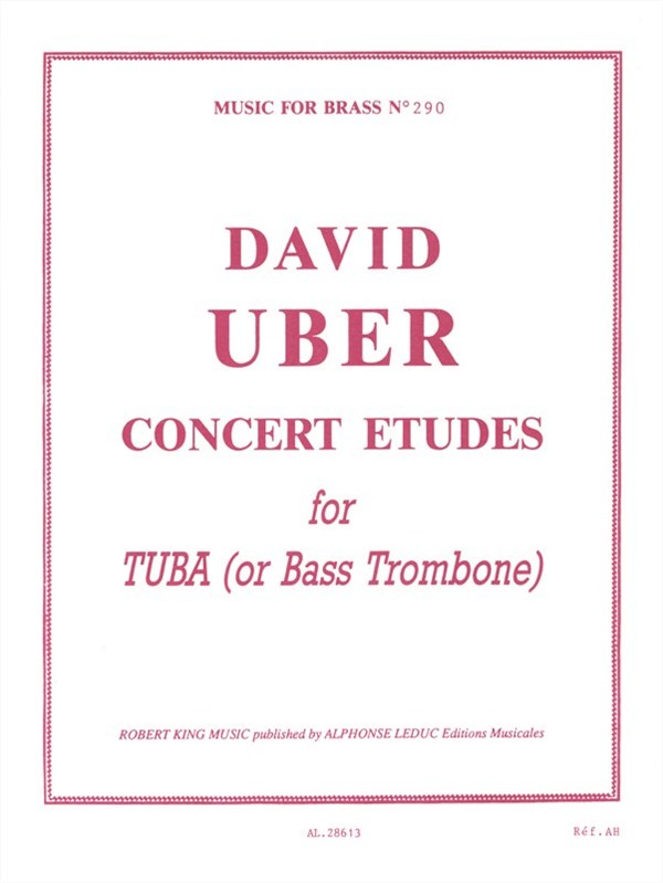 David Uber: Concert-Etudes (Trombone-Bass solo)