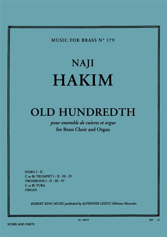 Naji Hakim: Old Hundredth (Brass Ensemble)