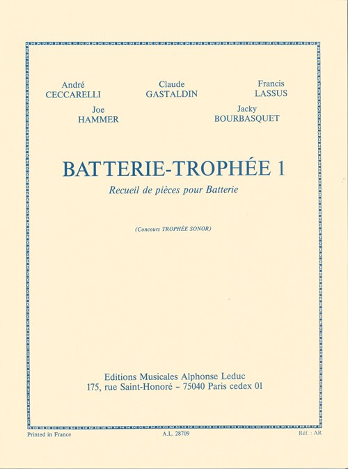Various Composers: Batterie-Trophée 1, Initiation à Excellence (Percussion solo)