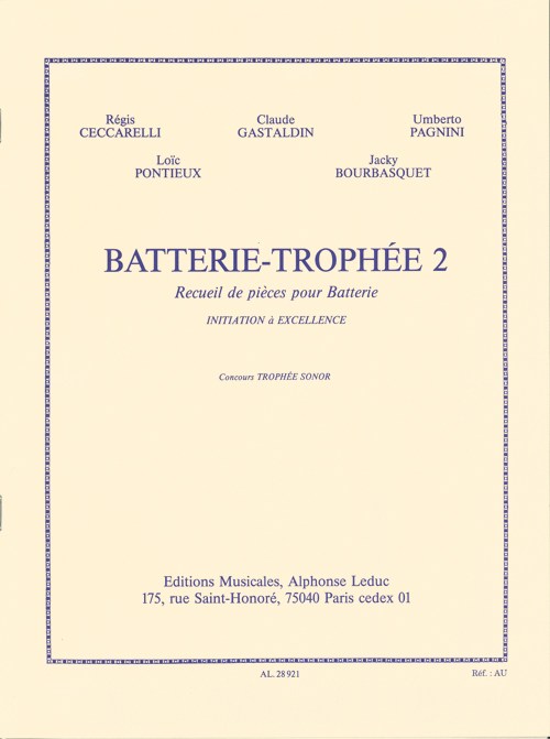 Various Composers: Batterie-Trophée 2, Initiation à Excellence (Percussion solo)