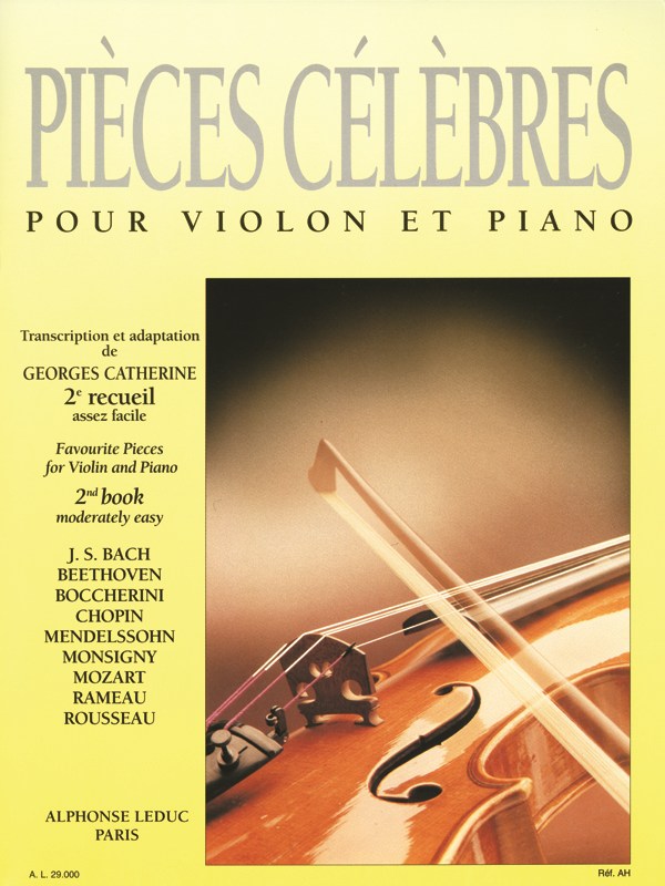 Various Composers: Pièces célèbres Vol.2: Fairly Easy (Violin & Piano)