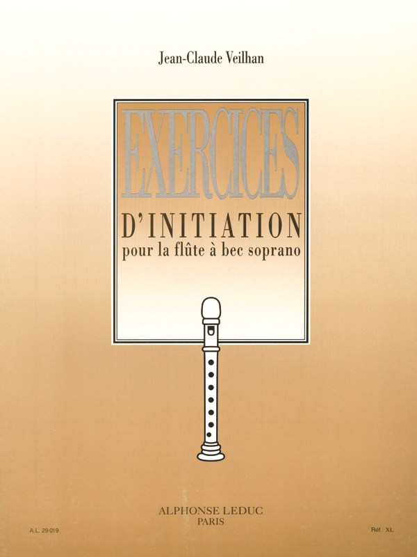 Jean-Claude Veilhan: Exercices d'Initiation (Recorder solo)