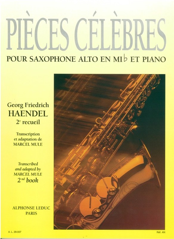 G.F. Handel: Pieces Celebres (Alto Saxophone/Piano)