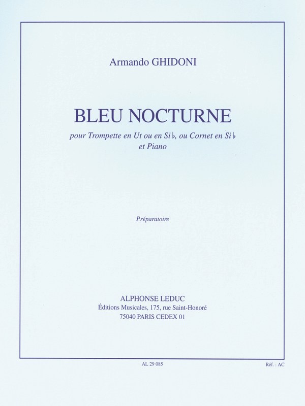 Armando Ghidoni: Bleu Nocturne (Trumpet & Piano)