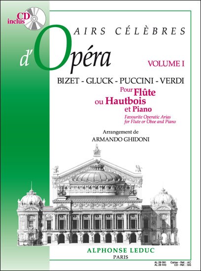 Various Composers: Airs célèbres d'Opéras Vol.1 (Flute & Piano)