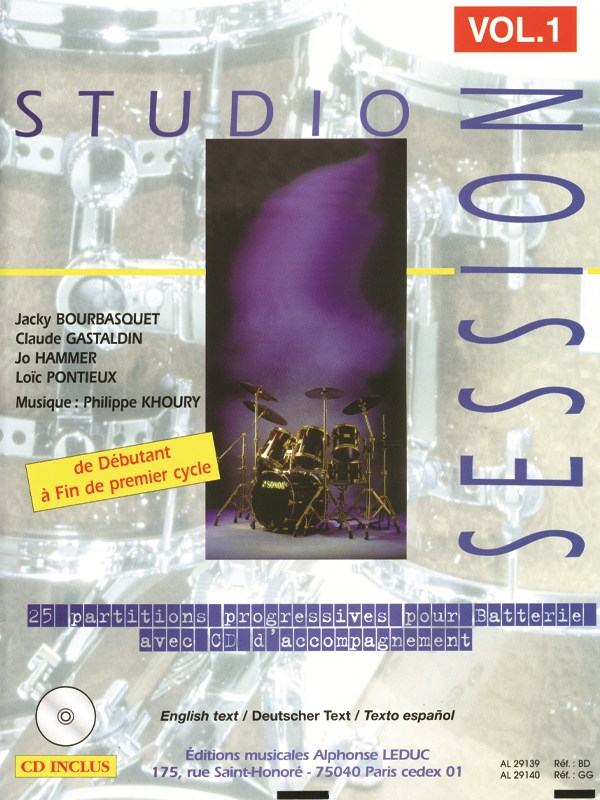 Jacky Bourbasquet-Pichard: Studio Session Vol.1: Book (Percussion solo)