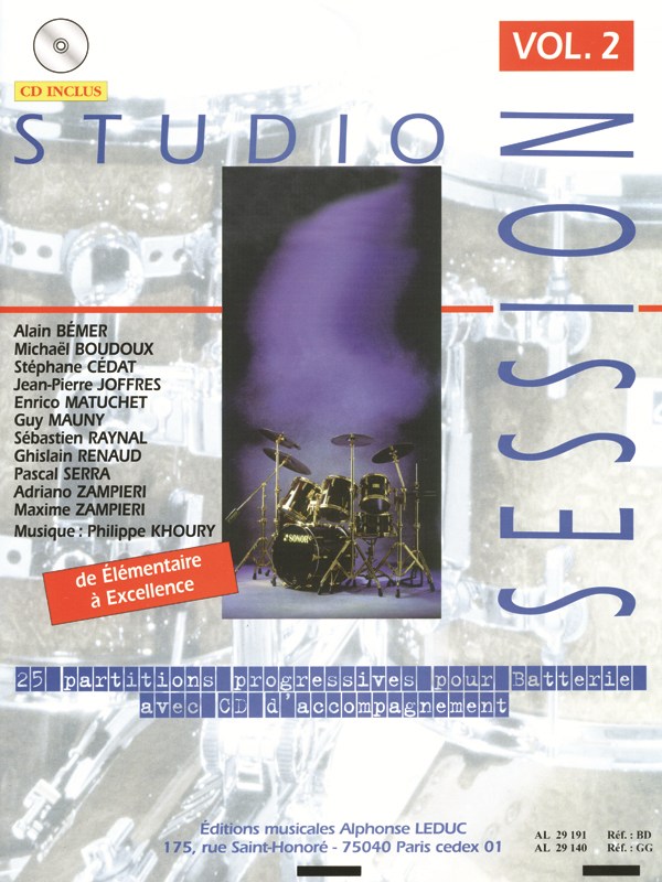 Jacky Bourbasquet-Pichard: Studio Session Vol.2: Book (Percussion solo)