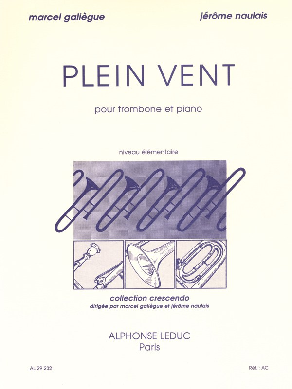 Marcel & Jérôme Galiègue M.& Naulais J.: Plein Vent (Trombone & Piano)