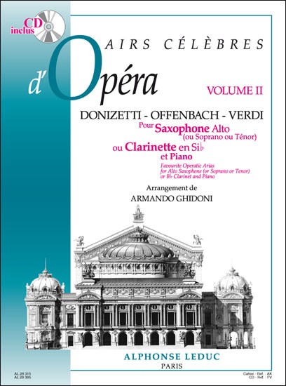 Various Composers: Airs célèbres d'Opéras Vol.2 (Clarinet & Piano)