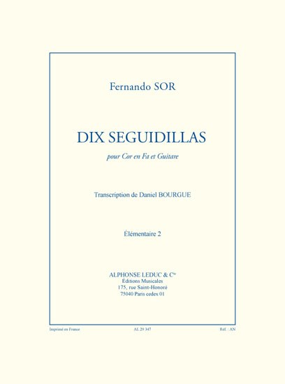 Fernando Sor: 10 Seguidillas (Horn & other instrument(s))