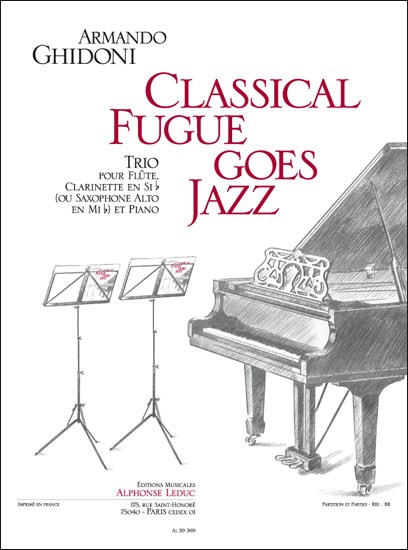 Classical Fugue Goes Jazz Fl Cla(Or Sax) Pno
