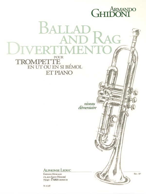 Armando Ghidoni: Ballad & Rag Divertimento (Trumpet & Piano)
